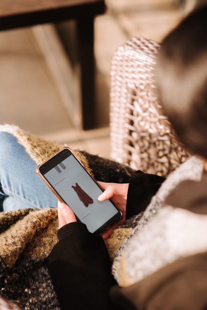 Photo by Anete Lusina: https://www.pexels.com/photo/woman-using-smartphone-for-online-shopping-sitting-in-armchair-6331237/